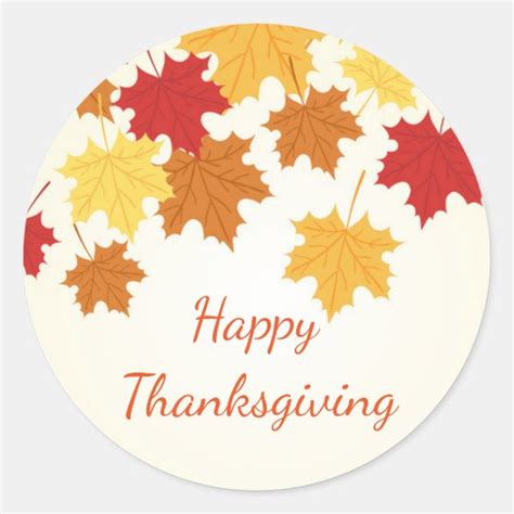 Happy Thanksgiving Stickers Zazzle Nz