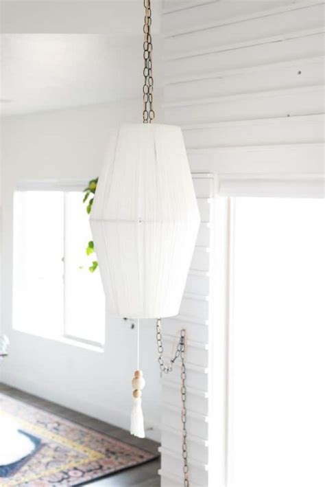 Lampshade To Pendant Light Makeover