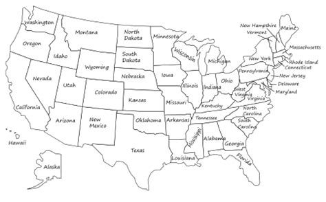 Free Printable Us Map With States PRINTABLE TEMPLATES