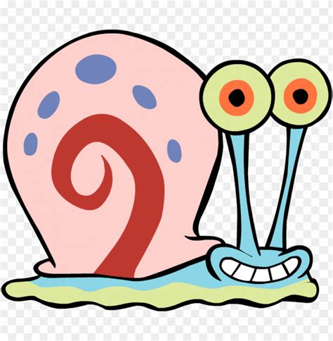 A Cartoon Snail With Two Eyes On Its Back