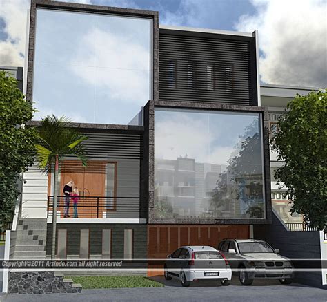 Desain tipe rumah minimalis semakin berubah seiring berjalannya waktu. Desain Rumah Arsitektur Fasad, Fasade Atau Facade ...