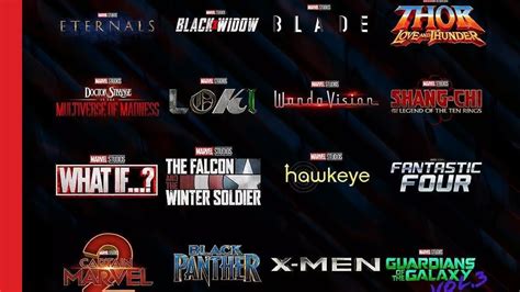 Todos Os Filmes Da Fase 4 Da Marvel Lista Completa Youtube