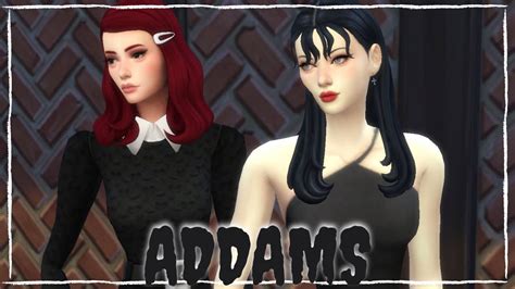 Wandinha E Morticia Addams The Sims 4 Youtube