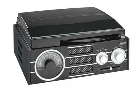 Jensen 3 Speed Stereo Turntable With Amfm Stereo Radio
