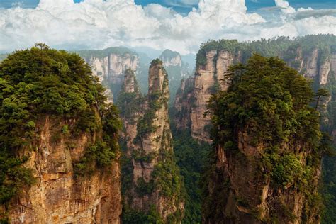 Hd Wallpaper China Hunan National Forest Park Zhangjiajie 湖南 张家界 国家 森林