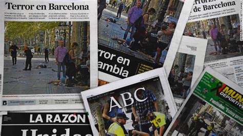 Global Media React To Barcelona Attack Evil Strikes Again