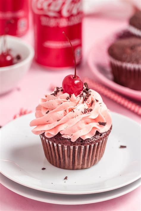 Cherry Coke Cupcakes Fake Ginger