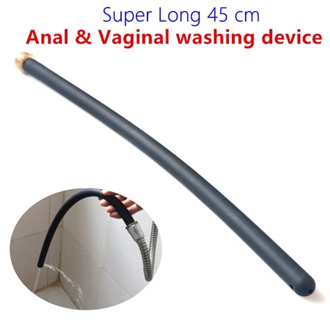 buy high quality long anal enema vagina and anal cleaning anal plug dildo anal