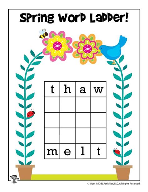 Spring Word Puzzles For Kids Woo Jr Kids Activities Childrens