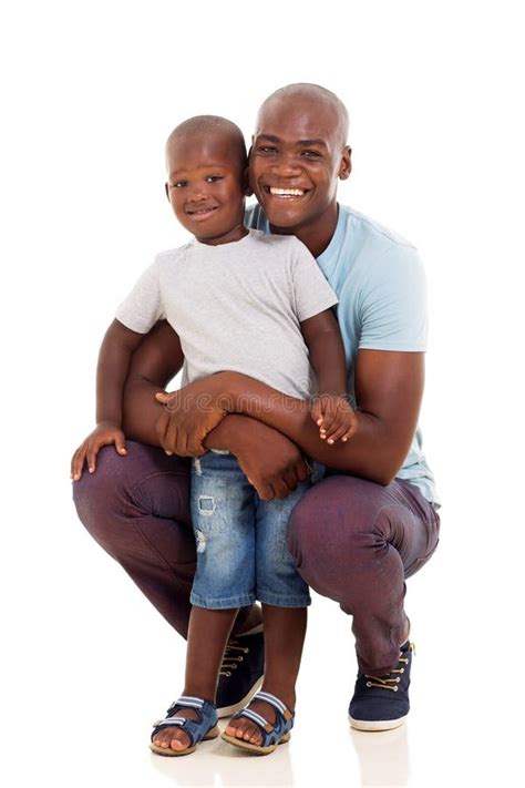African Father Son Stock Image Image Of Embrace American 50150577