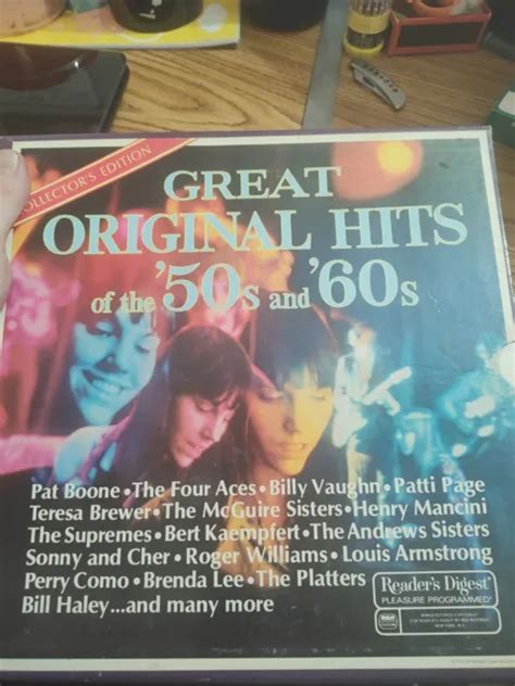 Great Original Hits Of The 50s And 60s Readers Digest Compilation Vinyl Lp Set 3699 Picclick