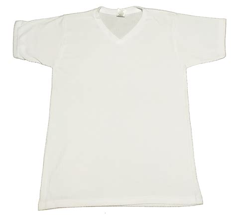 Camiseta Cuello V Blanca Hombre