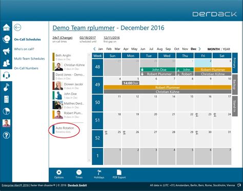 Derdack | On-Call Schedule Management with Auto-Rotation