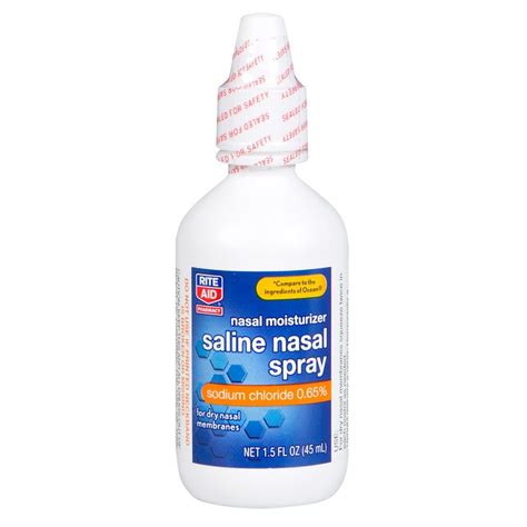 Equate Saline Nasal Spray Sodium Chloride Fl Oz Labenatsa