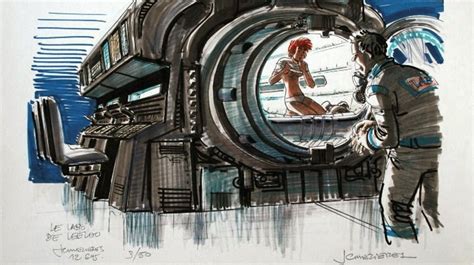 Artist Concept Of Leeloo Being Revived In The Regeneration Chamber By