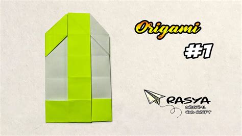 How To Make Origami Number 1 Youtube