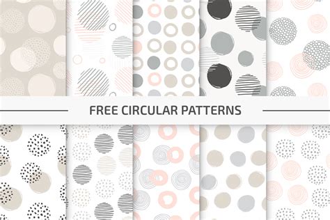 Free Circular Vector Pattern Set In Eps Psd Free Psd Templates