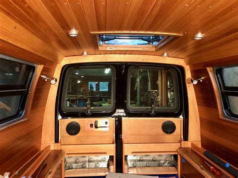 A Custom Van Interior By Brookfield Woodworking In Cushing Maine The