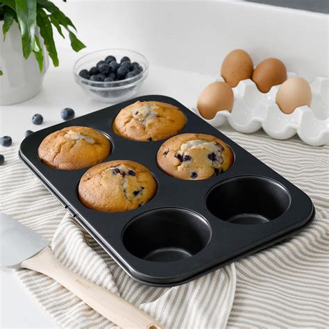Non Stick Muffin Sheet 6 Cup Muffin And Cupcake Trays From Procook