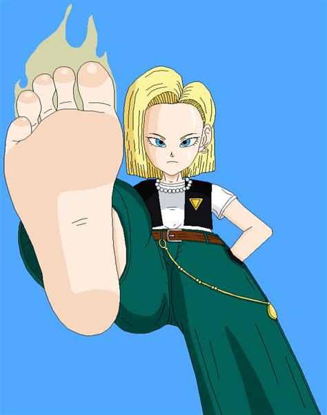 Android 18s Smelly Foot Pov By Len Kagamine1337 On Deviantart