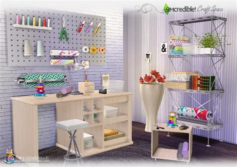 Sims 4 Ccs The Best Craft Space By Simcredible Designs