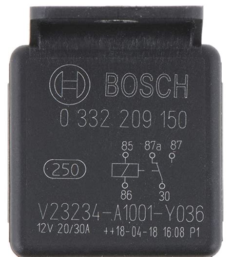 10 Pack Bosch 12v 2030a Relay 0 332 209 150 5 Pin Ebay