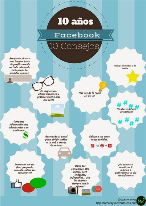 Facebook A Os Consejos Por Teamwayka Infografia Infographic