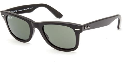 Ray Ban Original Wayfarer Classic Polarized Sunglasses In Black For Men