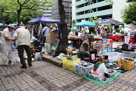 Flea Market In Japan Editorial Image Image Of Japan 121375865