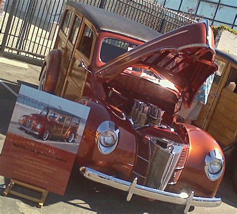 Here's a look at their latest in a gorgeous burnt orange color that somehow works perfectly and doesn't seem flashy or too much in the least, which you can't say about 99% of other cars with an orange paint job. 40 Ford woody with a LS motor and a custom mix burnt ...