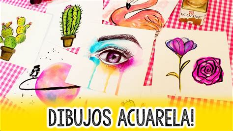 Dibujos Con Acuarela Barbs Arenas Art Youtube