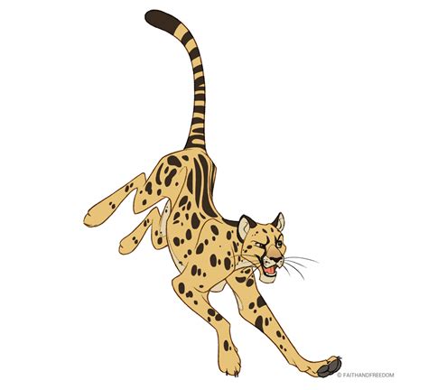 King Cheetah By Faithandfreedom On Deviantart Cartoon Drawings Of