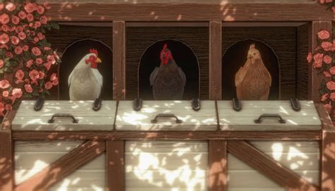 Functional Rustic Chicken Coop At Aggressivekitty Sims 4 Updates