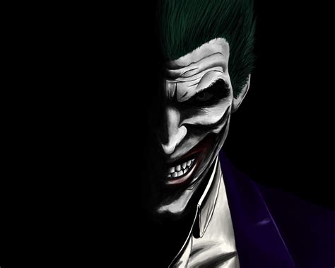 Download 1280x1024 Wallpaper Joker Dark Dc Comics Villain Artwork