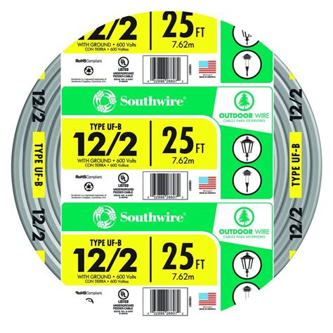 We did not find results for: Southwire 25 ft. 12/2 Gray Solid CU UF-B W/G Wire-13055921 ...