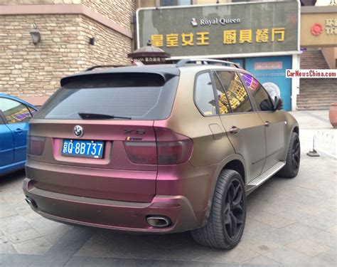 Purple (0) red (0) silver (0) turquoise (0) white (68) yellow (0) unspecified (9) features. BMW X5 is matte black purple in China - CarNewsChina.com