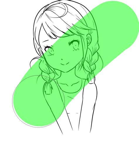 Anime Girl Easy To Trace