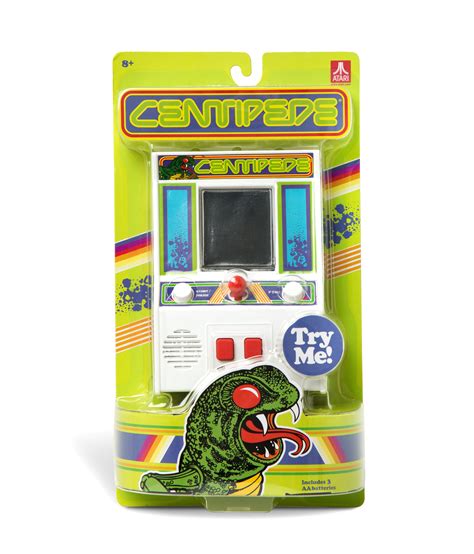 The Bridge Direct Centipede Mini Arcade Game Multi Color Retro