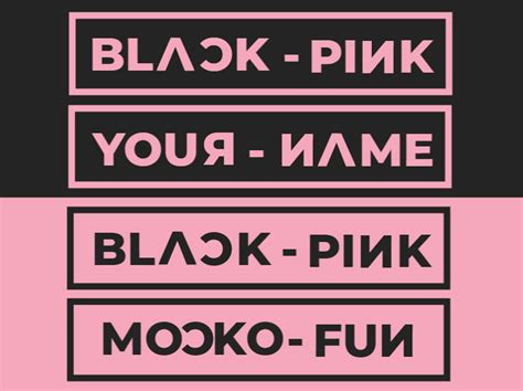 Blackpink Logo MockoFUN