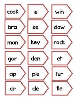 The notion of the syllable in modern phonetics is the problem of syllable formation, syllable division, and the there may be one prominent syllables in a word, there may be two equally prominent syllables or more. Multi Syllable Word Builder by Steffani Verduin | TpT