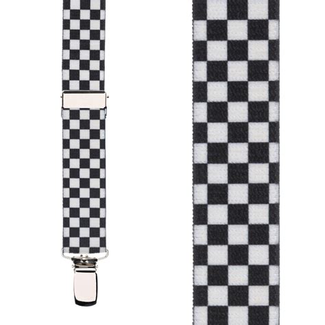 Checkered Suspenders For Kidssuspenderstore