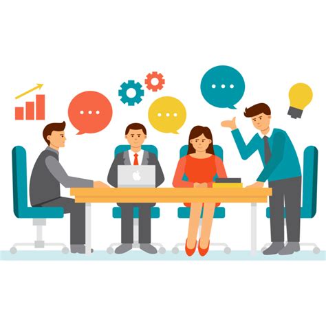 Download High Quality People Clipart Meeting Transparent Png Images
