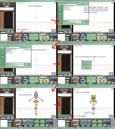 How To Load A Model In Mmd By Antiqu Bakery On Deviantart