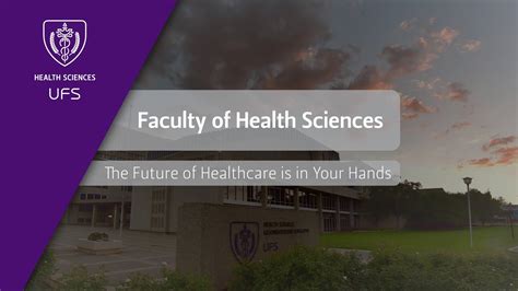 the faculty of health sciences the future of healthcare is in your hands youtube