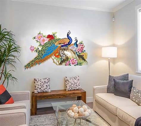 Dinding yang kosong memang tampak membosankan. wall sticker Hiasan Dinding di Ruang Tamu - doctordesain.com