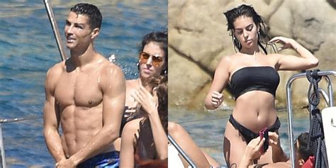 Cristiano Ronaldo And Girlfriend Georgina Rodriguez Bare Their Hot Bodies In Sardinia Bikini