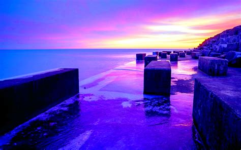 Free Download Purple Sunset Wallpaper 23192 2048x1280px 2048x1280 For