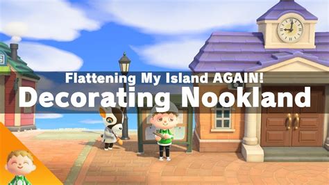 🔴 Flattening My Island Again Decorating Nookland Animal Crossing