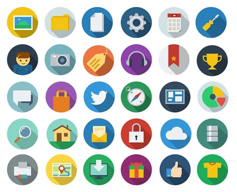 60 Absolutely Free Flat Icon Sets On Behance