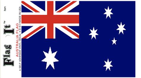 Australia Decal Flag Sticker Buy Online Quick Dispatch Myflag